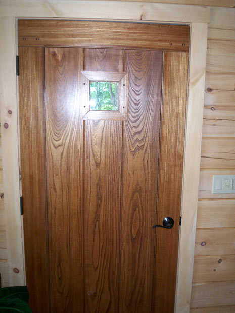 Hand Crafted Solid Oak Exterior Door: Grove