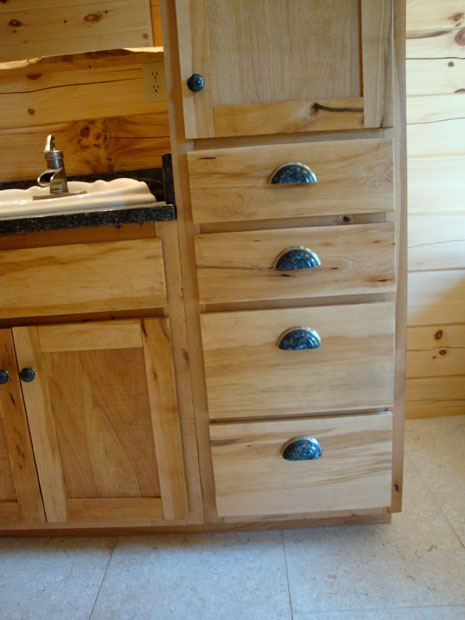Hand Crafted Solid Maple Bathroom Vanity: Izzo