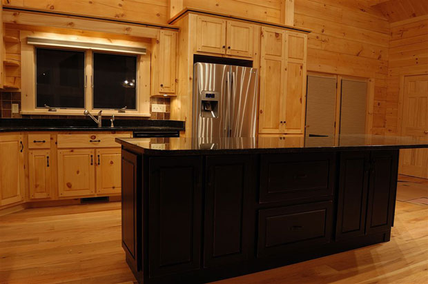 Hand Crafted Solid Pine Kitchen Cabinets: Mitrick