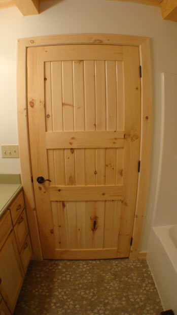 Hand Crafted Solid Poplar Interior Door: Clement
