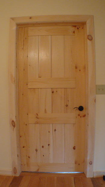 Hand Crafted Solid Poplar Interior Door: Clement